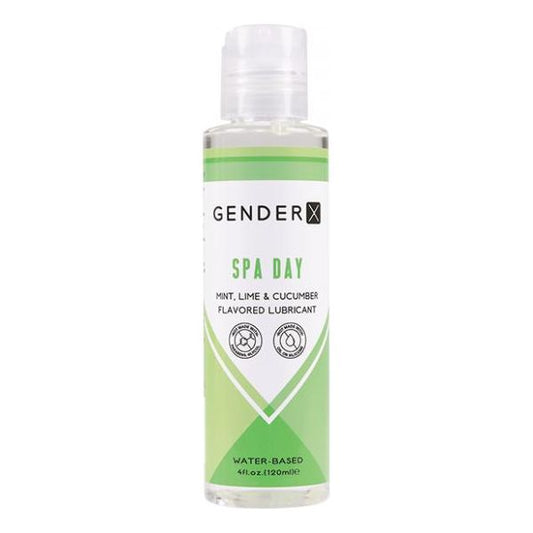 Gender X Flavored Lube - 4 Oz Spa Day Evolved novelties inc.