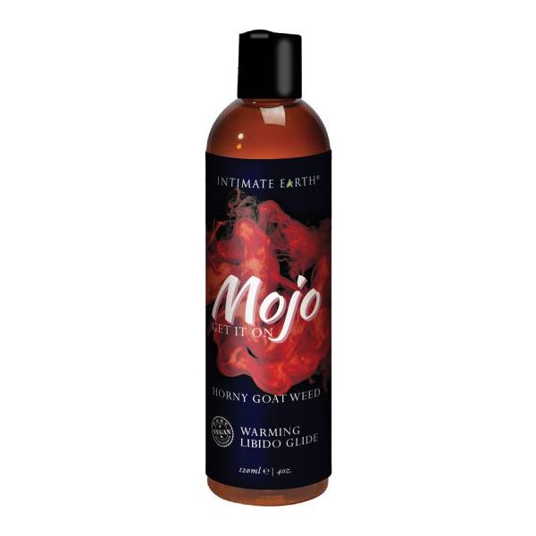 Intimate Earth Mojo Horny Goat Weed Libido Warming Glide - 4 Oz New earth trading llc.