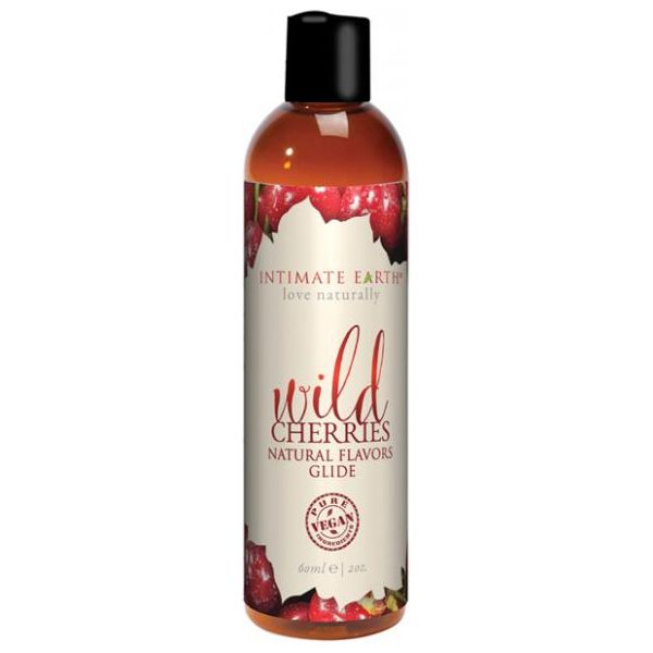 Intimate Earth Natural Flavors Glide - 60 Ml Wild Cherries New earth trading llc.