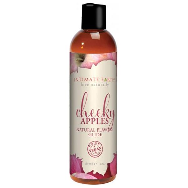 Intimate Earth Natural Flavors Glide - 60 Ml Cheeky Apples New earth trading llc.