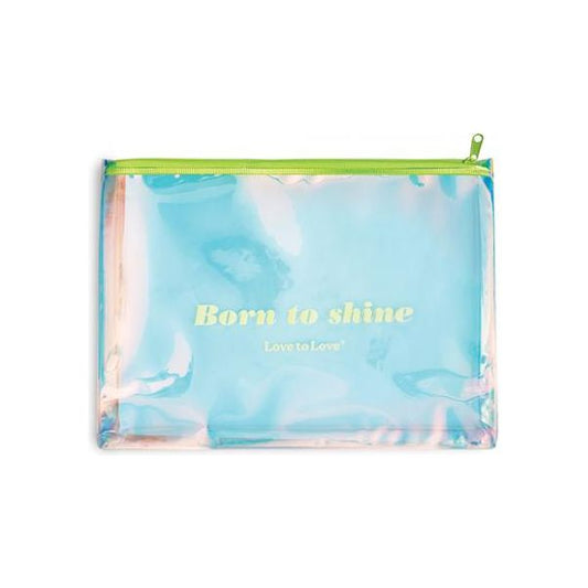 &#039;=love To Love Born To Shine Pouch - Acid Yellow Lovely planet