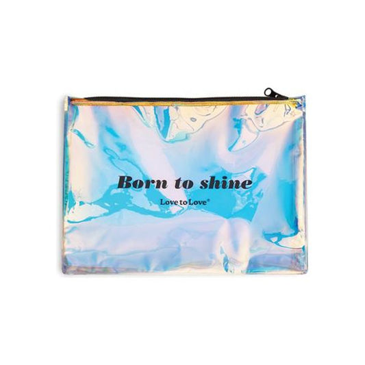 &#039;=love To Love Born To Shine Pouch - Black Onyx Lovely planet