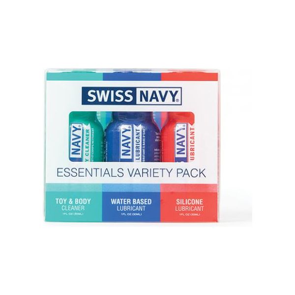 Swiss Navy Essentials Variety Pack Of 3 - 1 Oz M.d. science lab