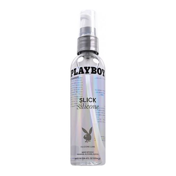 Playboy Pleasure Slick Silicone Lubricant - 4 Oz Evolved novelties inc.