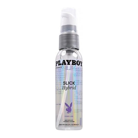 Playboy Pleasure Slick Hybrid Lubricant -  2 Oz Evolved novelties inc.