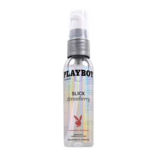 Playboy Pleasure Slick Lubricant -  2 Oz Strawberry Evolved novelties inc.