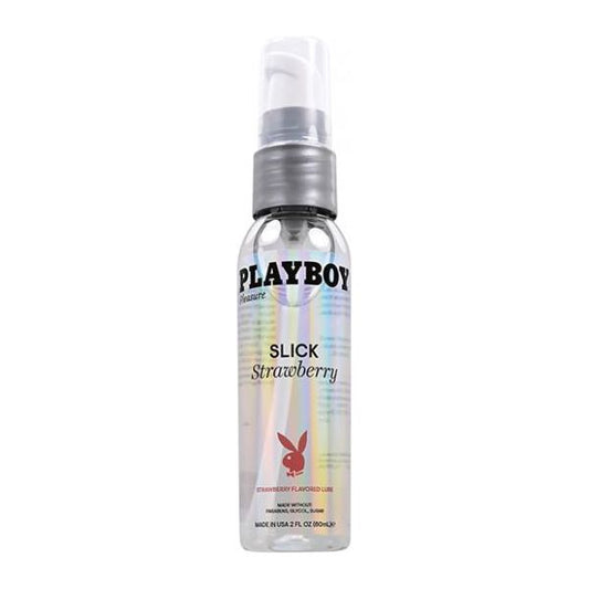 Playboy Pleasure Slick Lubricant -  2 Oz Strawberry Evolved novelties inc.