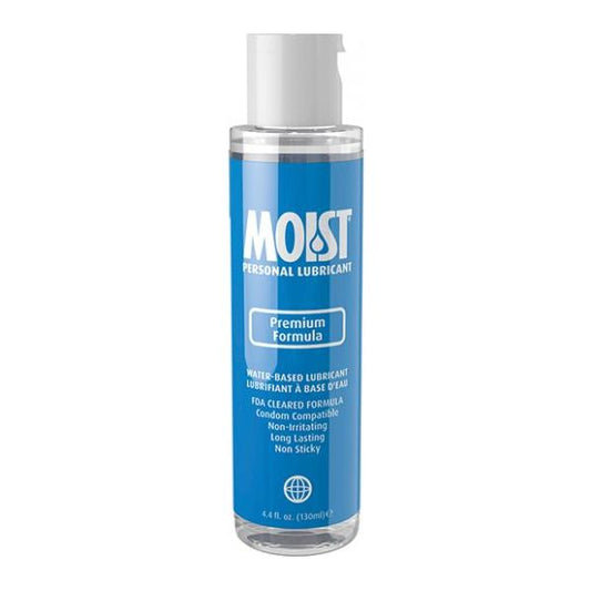 Moist Premium Formula Water-based Personal Lubricant - 4.4oz Pipedream products