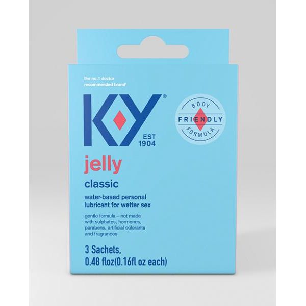 K-y Water Based Jelly Lube - Pack Of 3 Satchet Paradise marketing