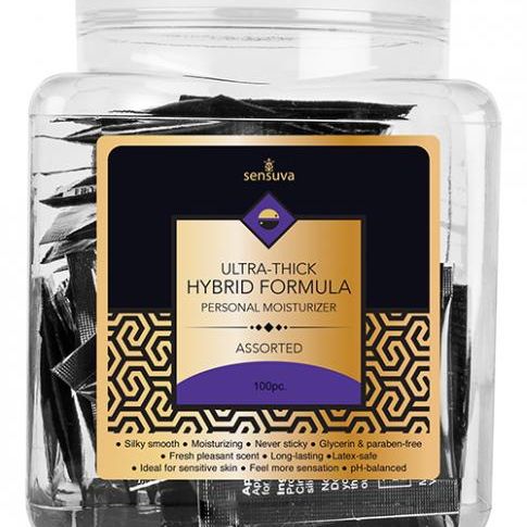 Sensuva Hybrid Personal Moisturizer Tub - Asst. Tub Of 100 Sensuva valencia naturals