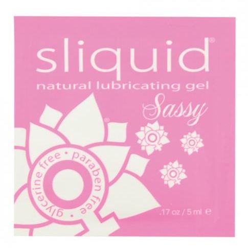 Sliquid Naturals Sassy Lubricating Gel Pillows .17oz Sliquid llc