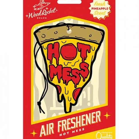 &#039;=wood Rocket Hot Mess Air Freshener - Pineapple Wood rocket llc