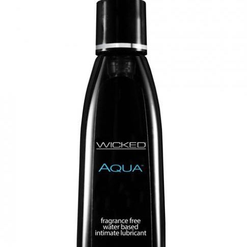 Wicked Aqua Water Based Lubricant Fragrance Free 8.5oz Wicked Sensual Care