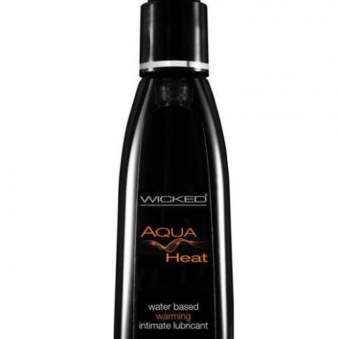 Wicked Aqua Heat Warming Water Based Lubricant 4oz Wicked Sensual Care