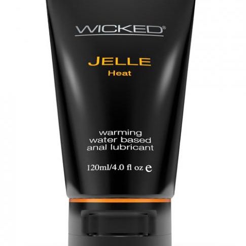 Wicked Jelle Warming Anal Gel Lubricant 4oz Tube Wicked Sensual Care