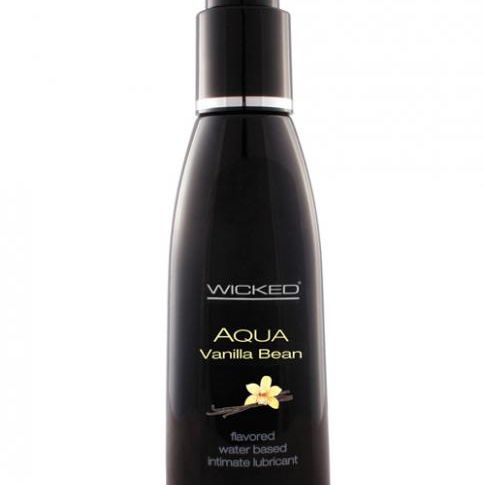 Wicked Aqua Lubricant Vanilla Bean 4oz Wicked Sensual Care