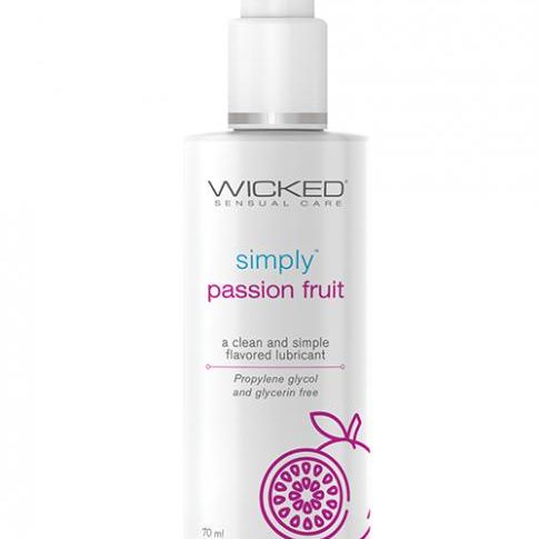 Wicked Sensual Care Simply Water Based Lubricant - 2.3 Oz Passion Fruit Wicked sensual care