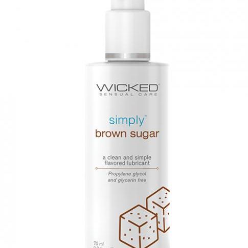 Wicked Sensual Care Simply Water Based Lubricant - 2.3 Oz Brown Sugar Wicked sensual care