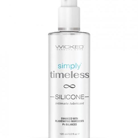 Wicked Sensual Care Simply Timeless Silicone Lubricant - 4 Oz Wicked sensual care