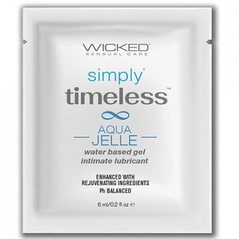 Wicked Sensual Care Simply Timeless Jelle Water Based Lubricant - .2 Oz Wicked sensual care