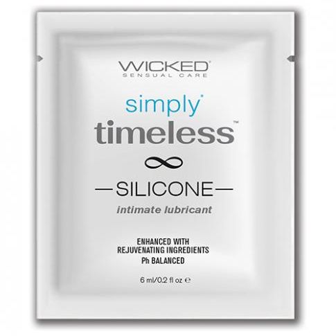 Wicked Sensual Care Simply Timeless Silicone Lubricant - .2 Oz Wicked sensual care