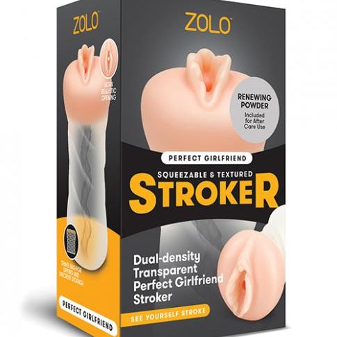 Zolo Perfect Girlfriend Dual Density Transparent Stroker Xgen