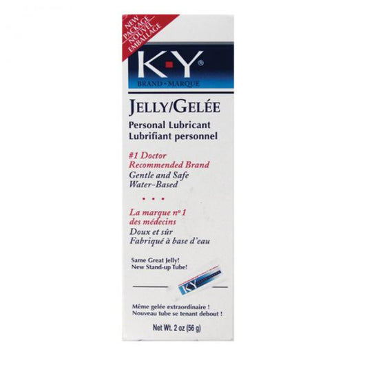 K-Y Jelly 2oz Tube Personal Water Based Lubricant Paradise Marketing