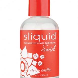 Sliquid Swirl Cherry Vanilla Flavored Lubricant 4.2oz Sliquid