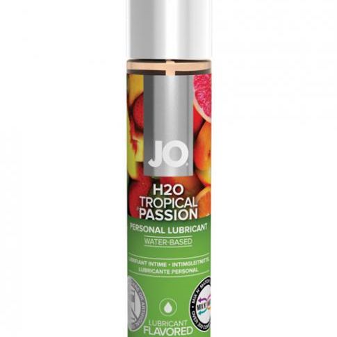 System JO H2O Flavored Lubricant Tropical Passion 1oz - Sexxxhive.com