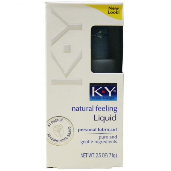 K-y Natural Feeling Liquid 2.5oz Paradise Marketing