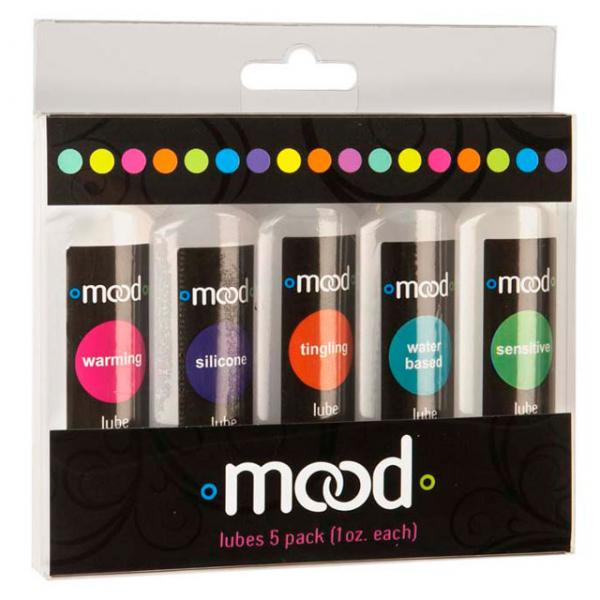 Mood Lube 5 Pack 1 ounce Bottles Doc Johnson