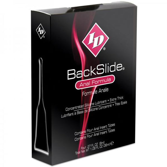 Id Backslide Anal Inserts 8ml (4 Inserts Per Box) ID Lubricants