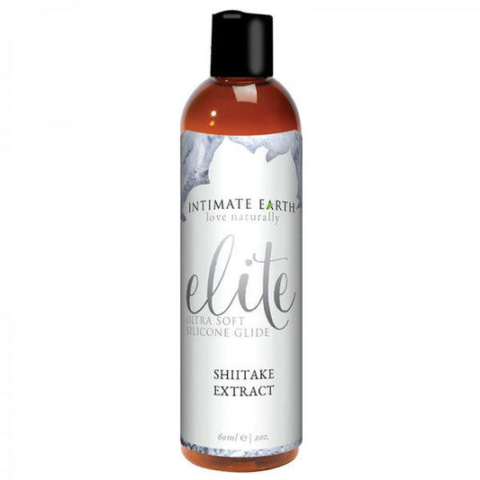 Intimate Earth Elite Silicone Shiitake Glide 2oz - Sexxxhive.com