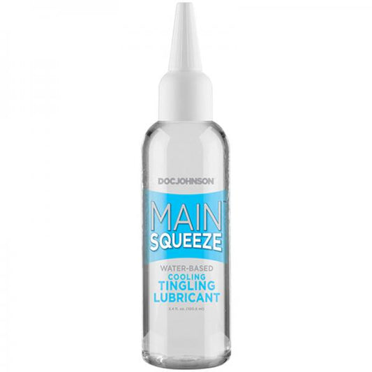 Main Squeeze Water Based Lubricant 3.4 fluid ounces Doc Johnson