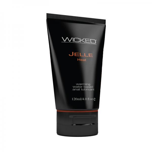 Wicked Jelle Anal Gel Warming Sensation Lubricant 4oz Tube Wicked