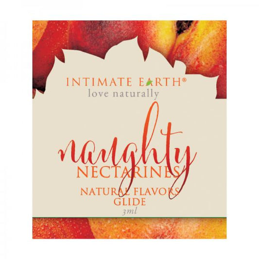 Intimate Earth Naughty Nectarines Glide Foil Pack .10oz - Sexxxhive.com