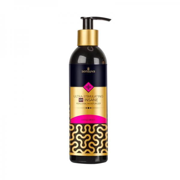 Sensuva Ultra-stimulating On Insane Personal Moisturizer - Unscented 8 Fl. Oz. Bottle - Sexxxhive.com