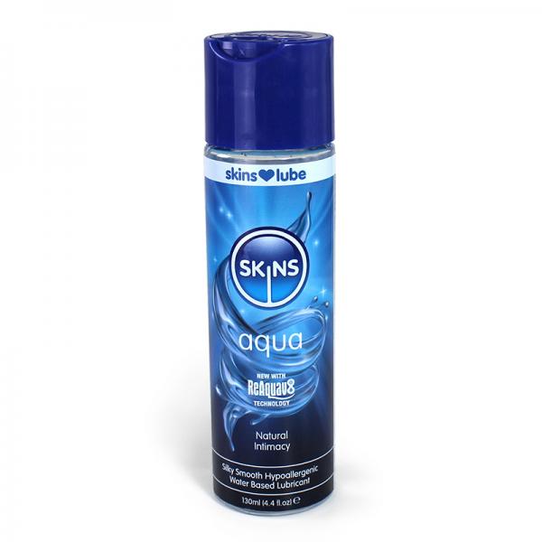 Skins Aqua Water-based Lubricant 4 Oz. - Sexxxhive.com