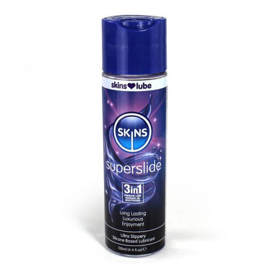 Skins Superslide Silicone Lubricant 4 Oz. - Sexxxhive.com