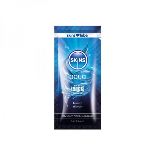 Skins Aqua Water-based Lubricant 5 Ml - Sexxxhive.com