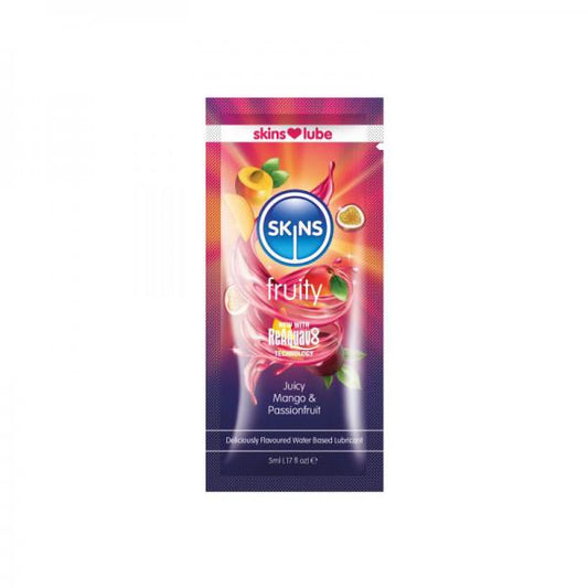 Skins Mango &amp; Passionfruit Lubricant 5 Ml - Sexxxhive.com