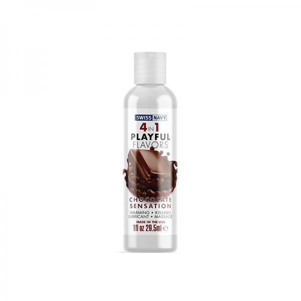 4 In 1 Playful Flavors Chocolate Sensation 1 Oz. - Sexxxhive.com