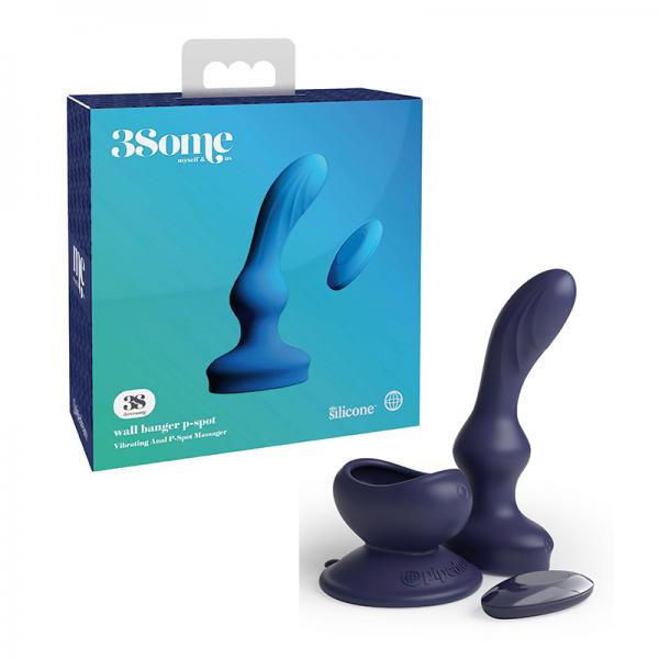 3some Wall Banger P-spot Rechargeable Blue Pipedream