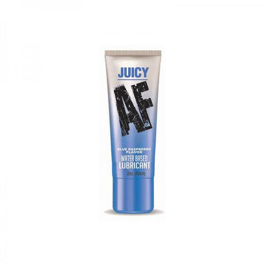 Juicy Af Water-based Lube - Blue Raspberry 2 Oz. - Sexxxhive.com