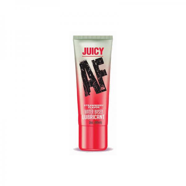 Juicy Af Water-based Lube - Strawberry 2 Oz - Sexxxhive.com