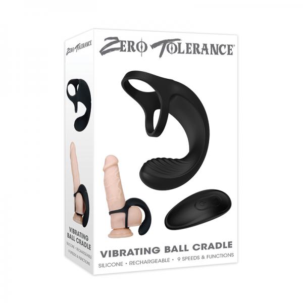 Zt Vibrating Ball Cradle Black Zero Tolerance