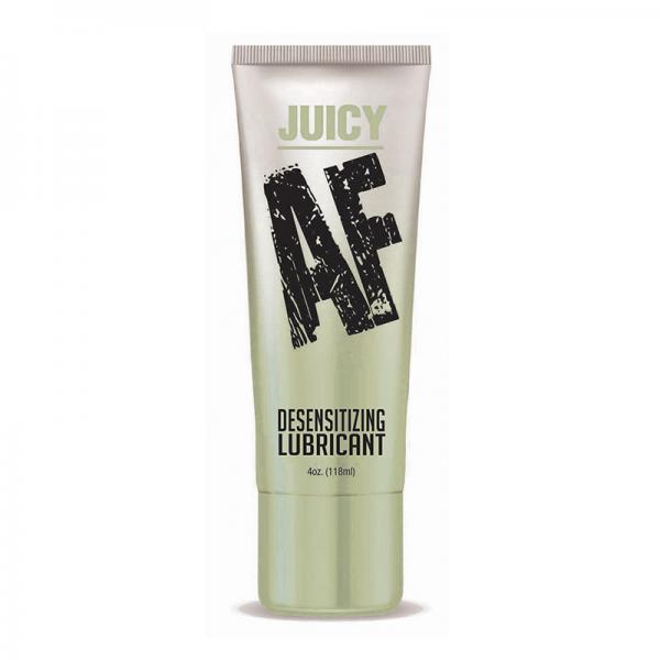 Juicy Af Desensitizing Gel Lubricant 4 Oz. Little Genie Productions