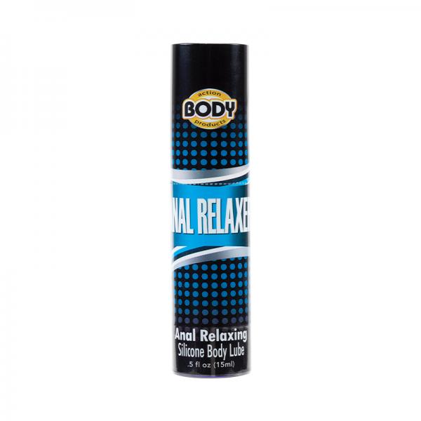 Body Action Anal Relaxer Silicone Lubricant .5oz Bottle Body Action