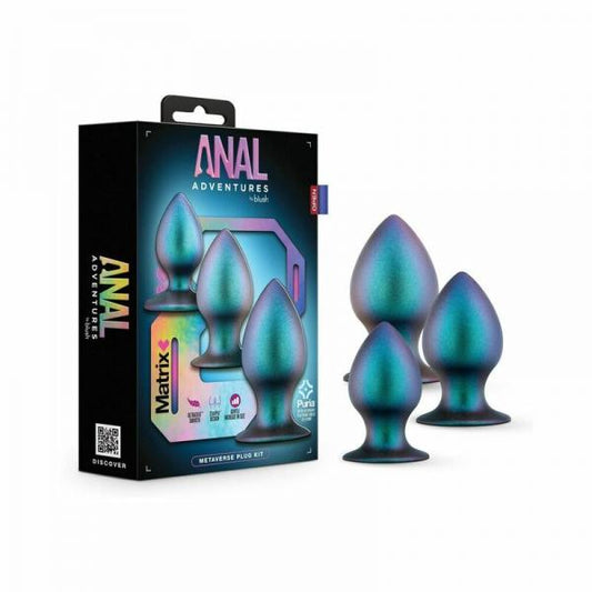 Anal Adventures Matrix Metaverse Plug Kit Dark Millenia Vee International Inc.