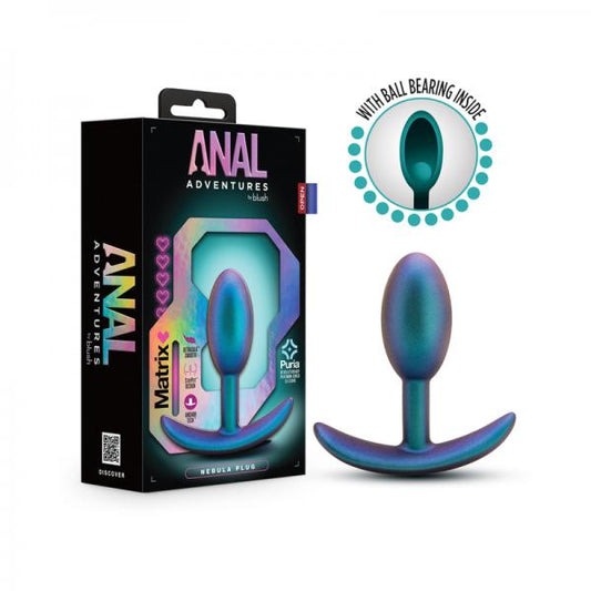 Anal Adventures Matrix Nebula Plug Lunar Blue Vee International Inc.